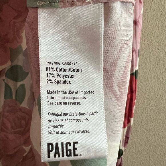 Paige Floral Print Neck Tie Button Down Blouse - Picture 5 of 6